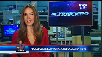 Adolescente ecuatoriana fue rescatada de una red de tráfico de personas con fines sexuales en Perú