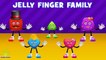 The Finger Family Jelly Family Nursery Rhyme - Jelly Finger Family Songs