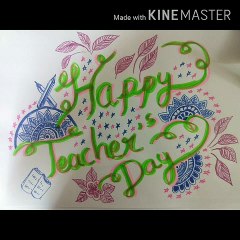 Happy Teacher's Day Drawing Easy Step by step