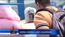 INFORME EN VIVO | Karina Cadena llegó a Guayaquil