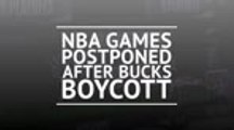 Breaking News - NBA games postponed after Bucks boycott in protest of police shooting