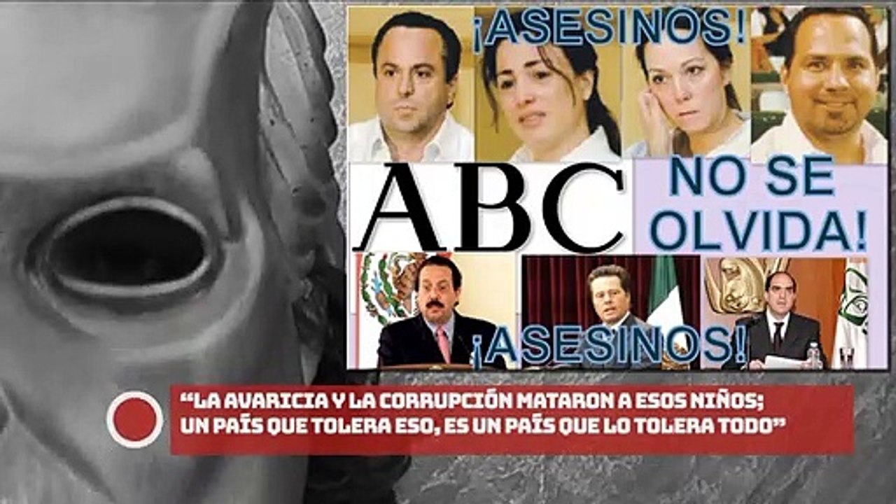 ¡“La avaricia y la corrupción mataron a esos niños; un país que tolera eso, es un país que lo tolera todo”!