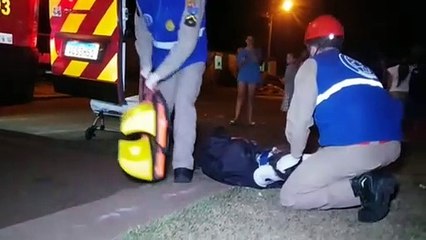 Homem fica ferido ao sofrer queda de bicicleta no Floresta