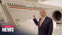Mexican President films video on presidential plane promoting his symbolic raffle