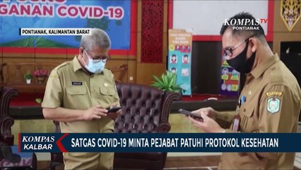 Pejabat Pemprov Diminta Patuhi Protokol Kesehatan