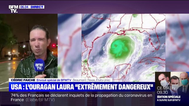 L'ouragan Laura, classé extrêmement dangereux se rapproche des côtes de Louisiane et du Texas