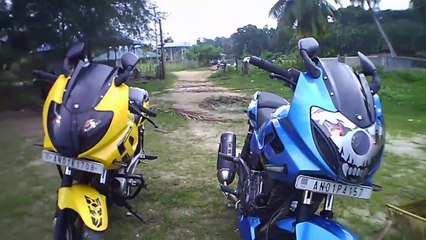 Pulsar 220 custom paint job and transformation