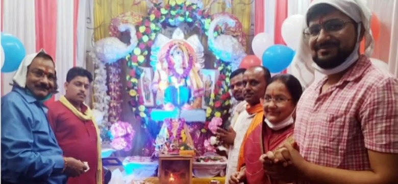 इटावा: कोविड-19 की वजह से फीका हुआ गणपति महोत्सव