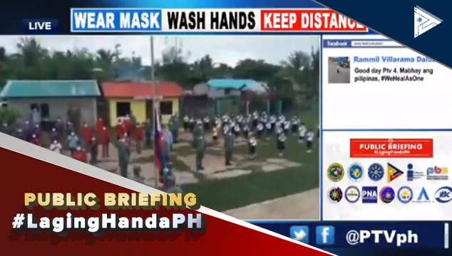 #LagingHanda | NOLCOM NFNL, nagdaos ng flag-raising ceremony sa Fuga Island na sakop ng Babuyan Group of Islands