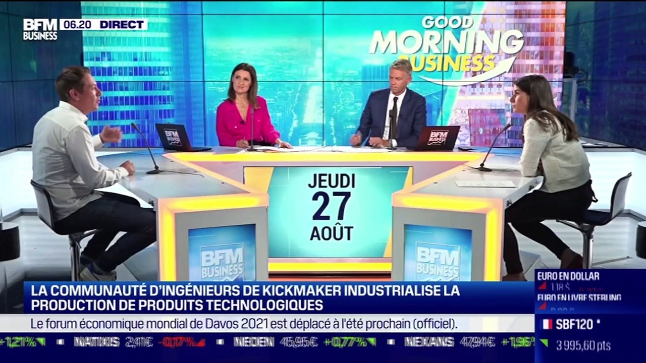 La  pépite : La communauté d'ingénieurs de Kickmaker industrialise la production de produits technologiques, par Lorraine Goumot - 27/08