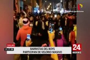Barristas generaron aglomeraciones en Barranco y Callao durante toque de queda