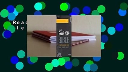 [Read] Excel 2019 Bible  Review