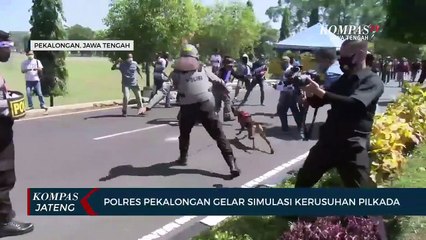 Download Video: Polres Pekalongan Gelar Simulasi Kerusuhan Pilkada