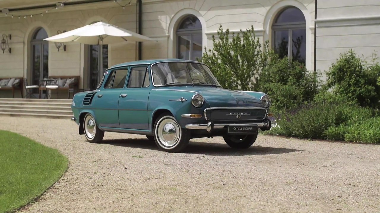 125 Jahre ŠKODA - ŠKODA 1000 MB mit selbsttragender Karosserie und Aluminium-Motorblock im Heck