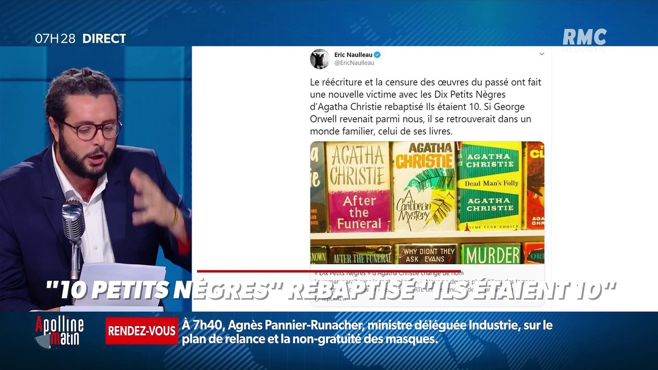 #Magnien, la chronique des réseaux sociaux : "10 petits nègres" rebaptisé "Ils étaient 10" - 27/08