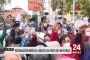 Federación Médica inicia paro de 48 horas por incumplimiento de acuerdos con el Gobierno