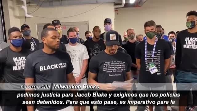 Los Milwaukee Bucks deciden no jugar: Nuestra atención no puede estar en el baloncesto