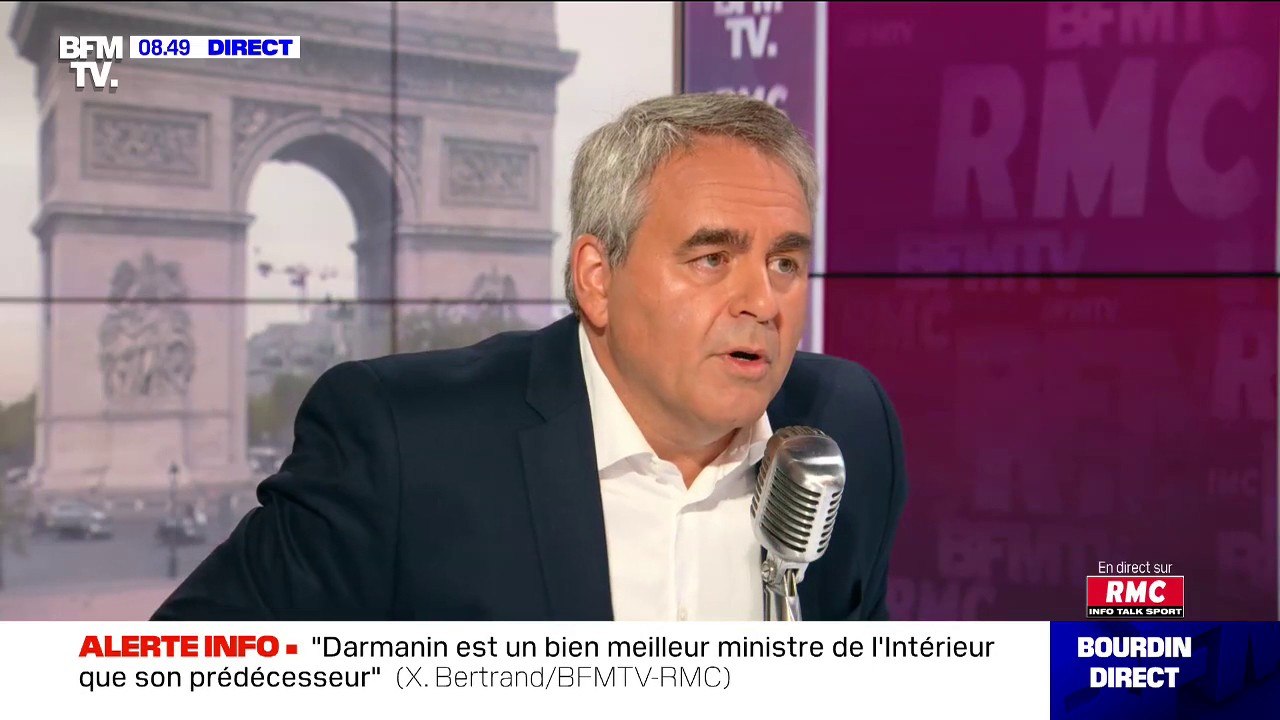 Xavier Bertrand "pense" qu'il faut changer de président en 2022