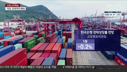 한은 "올해 성장률 -1.3%"…정부도 역성장 언급