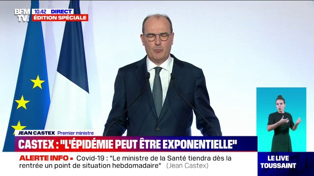 Jean Castex: Notre objectif, c'est de tout faire pour éviter un reconfinement.