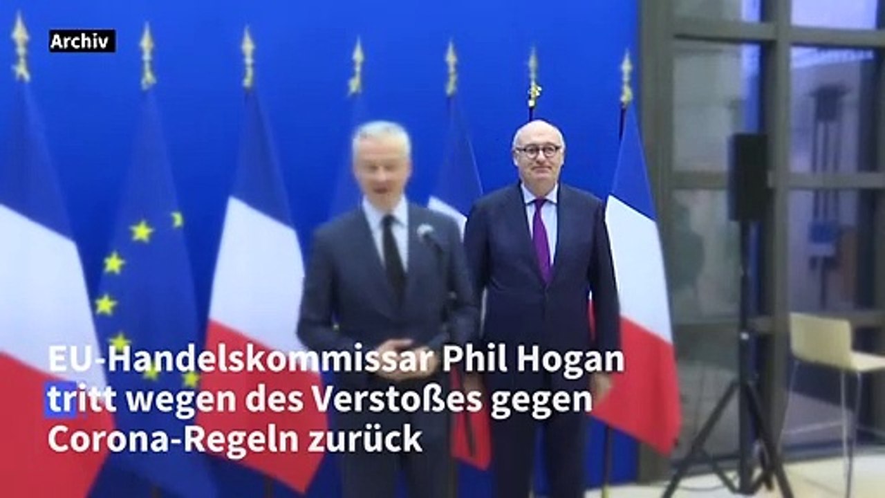 Verstoß gegen Corona-Regeln: EU-Handelskommissar Hogan tritt zurück