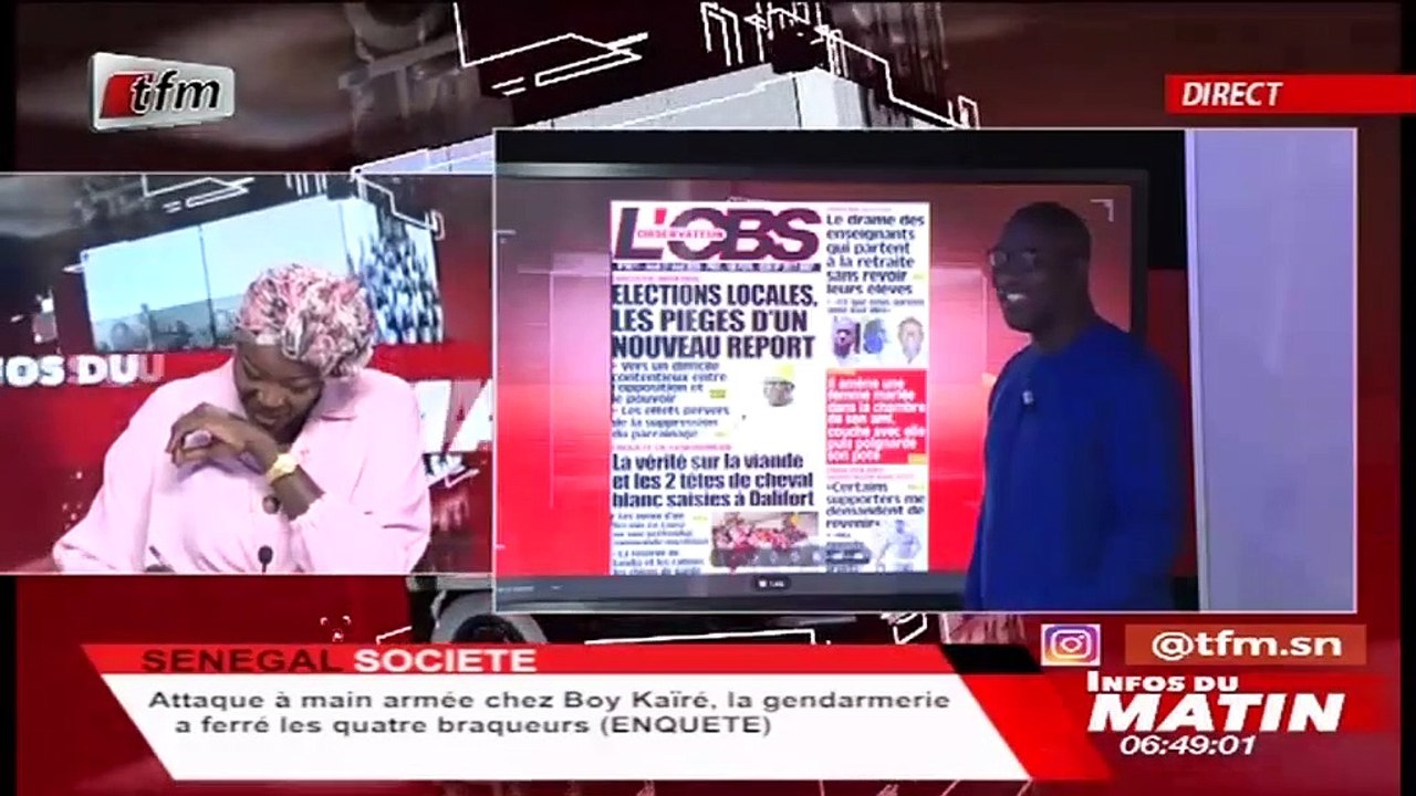 Infos du matin - 27 Août 2020 - La revue des titres avec Mor Talla Gaye