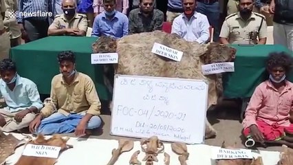 Wildlife poaching racket busted by forest officials in southern India