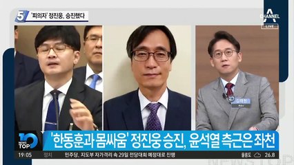 ‘피의자’ 정진웅, 승진했다