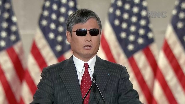 Chinese dissident Chen Guangcheng calls on support for Trump at US Republican National Convention