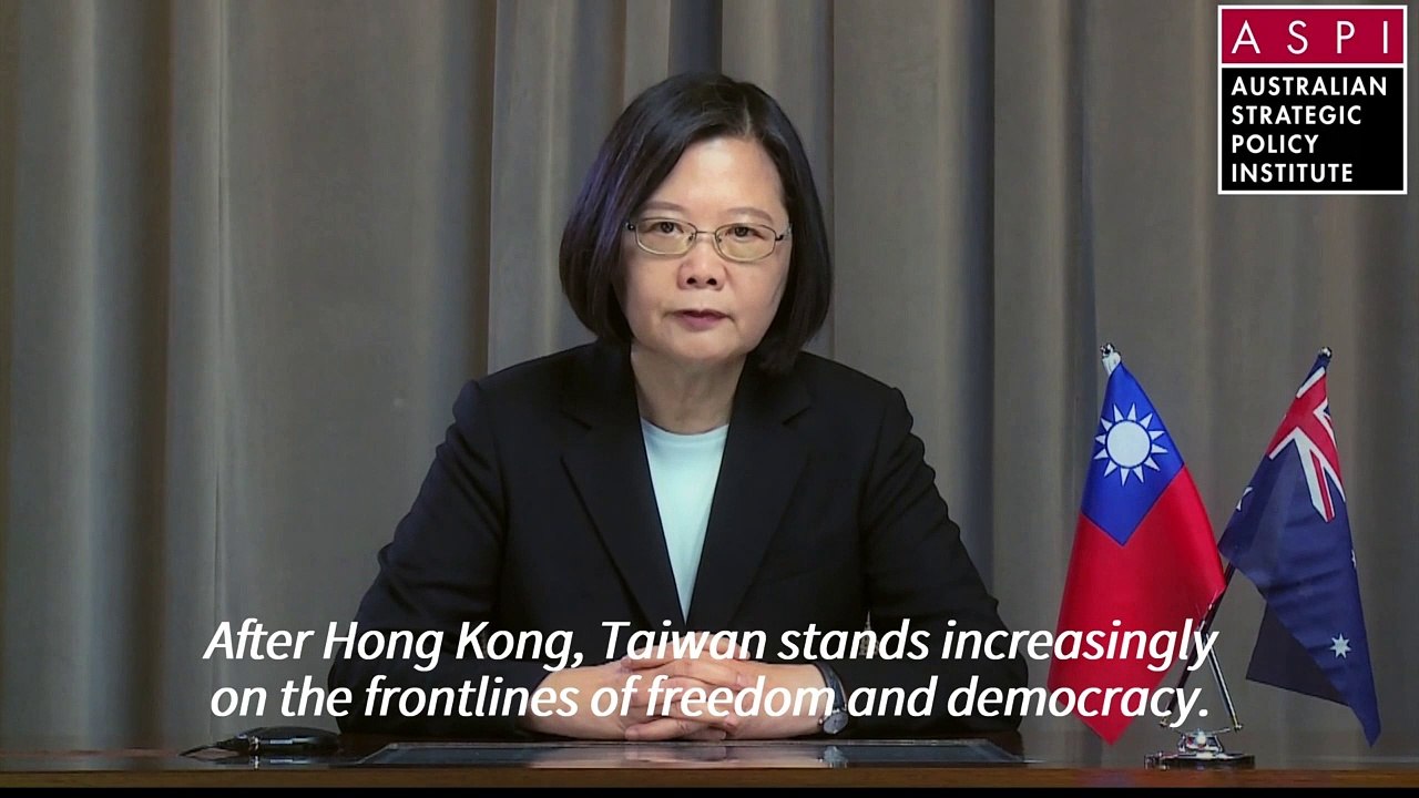 Taiwan on 'front lines of freedom' after HK crackdown: president