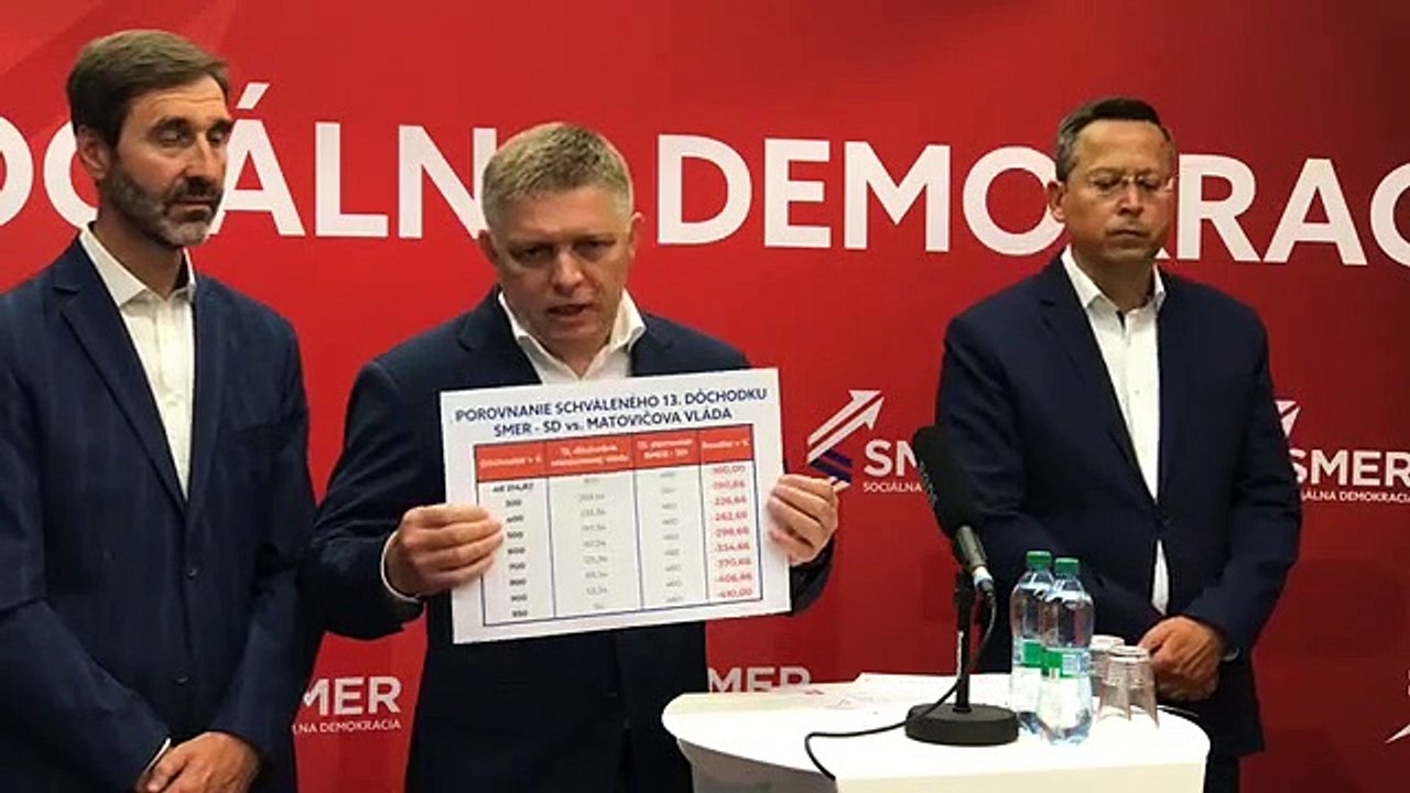 ZÁZNAM: TK strany SMER-SD