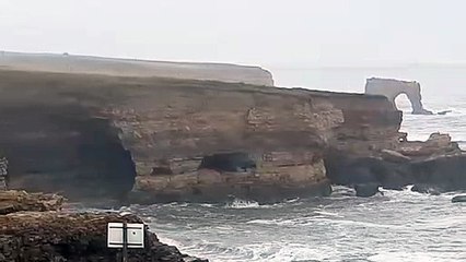 See the shocking graffiti spoiling Whitburn's coastline as vandals target cliff face