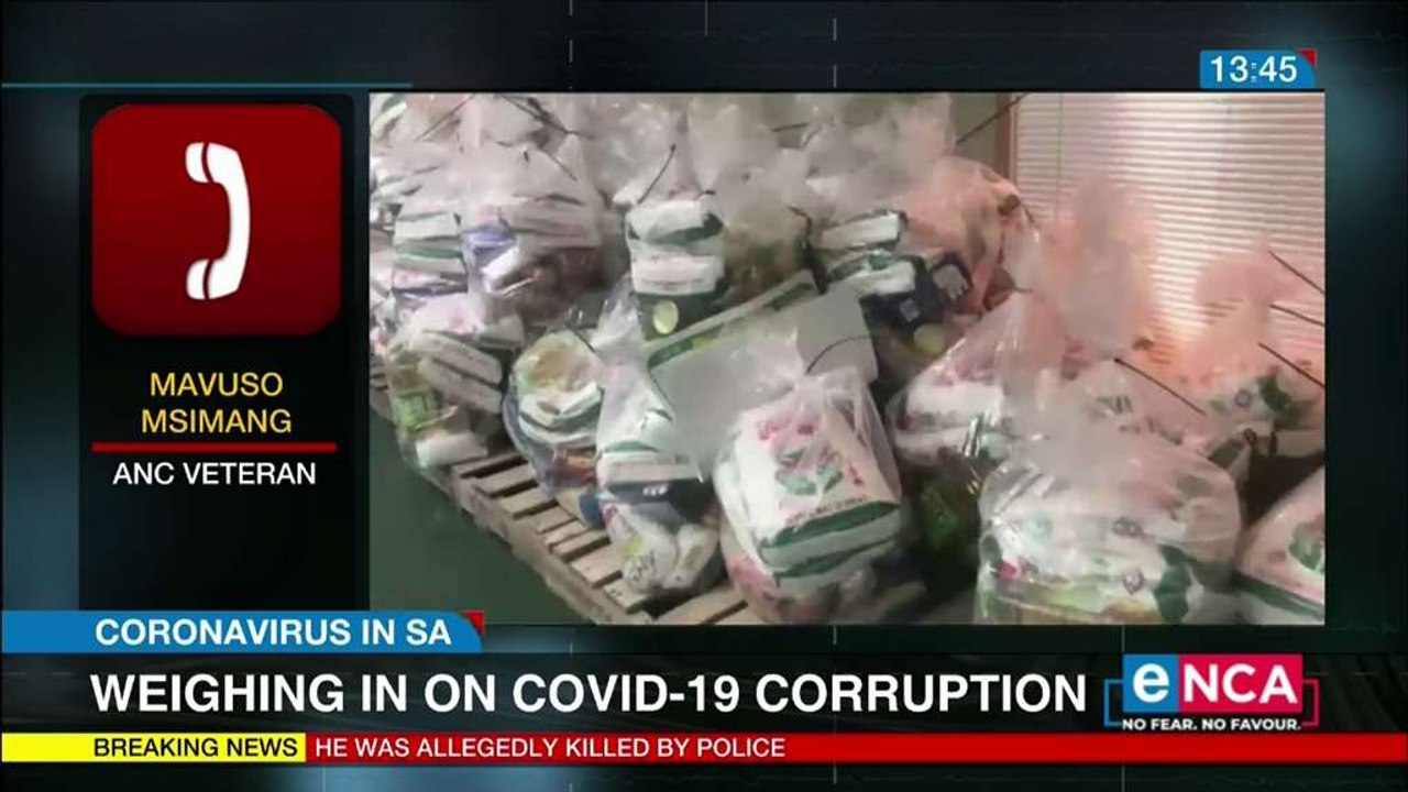 Weighing in on COVID-19 corruption