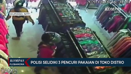 Polisi Selidiki 3 Wanita Yang Terekam CCTV Saat Curi Pakaian