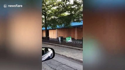 Kenosha driver tours damaged city following violent protests