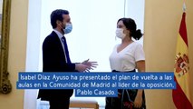 Isabel Díaz Ayuso con Pablo Casado