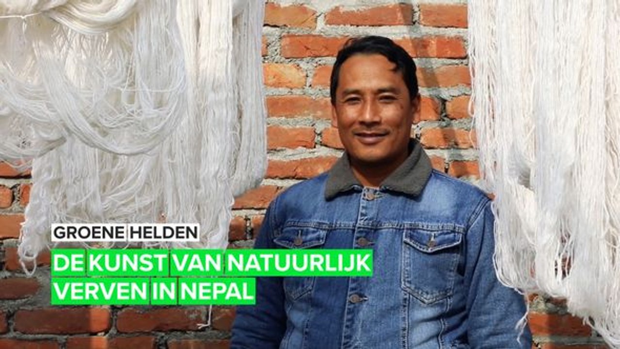 Plantaardig verf in Nepal