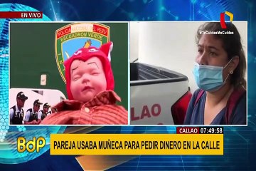 Callao: detienen a mujeres que usaban muñeca para pedir limosna