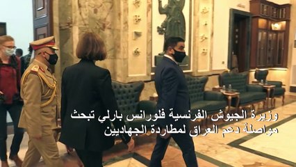 وزيرة الجيوش الفرنسية تبحث مواصلة دعم العراق لمطاردة الجهاديين
