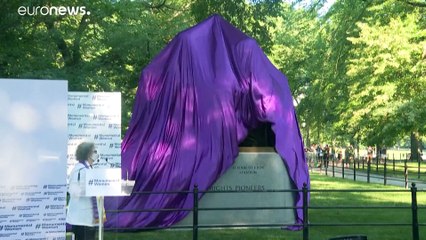 رونمایی از مجسمه ۳ زن مبارز در پارک مرکزی نیویورک