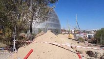 Obras para la construcción del hospital de pandemias de Madrid