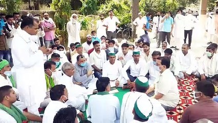 हाईवे पर रार: भूमि अधिग्रहण और मकान तोड़ने पर भाकियू का प्रदर्शन