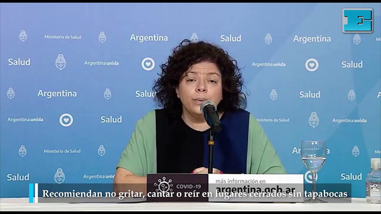 No se puede gritar, cantar o reír sin tapabocas