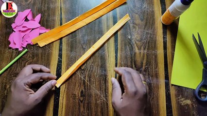 easy paper cutting flowers step by step | dk sabkuch hindi