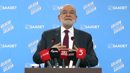SAADET PARTİSİ GENEL BAŞKANI TEMEL KARAMOLLAOĞLU BASIN TOPLANTISI YAPTI-26 AĞUSTOS 2020
