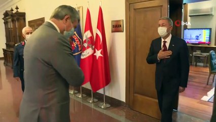 Bakan Akar, Ukrayna Başbakan Yardımcısı Urisky ile bir araya geldi