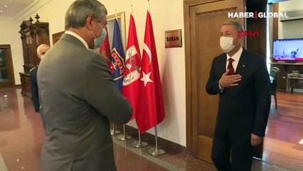 Bakan Akar, Ukrayna Başbakan Yardımcısı Urisky ile bir araya geldi