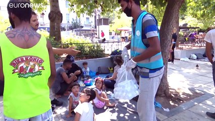 Migrantes na Grécia sem proteção contra Covid-19