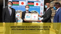 Japan through JICA donates 500 covid-19 kits to KEMRI to conduct 50,000 tests