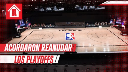 Jugadores de NBA acordaron reanudar los Playoffs tras boicot
